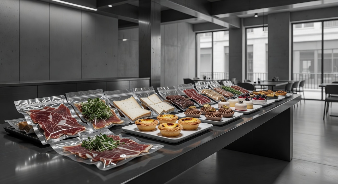 Platos gourmet envasados al vacío para llevar